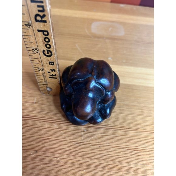 Weaping man Buddha vintage wooden hand carved - set of 3 - Picture 7 of 10